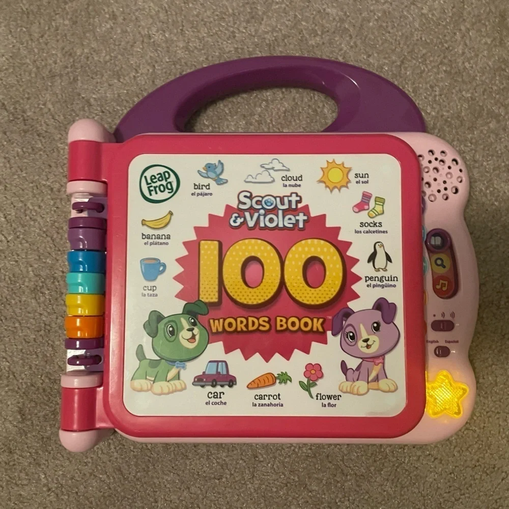 Leapfrog Scout & Violet 100 Words Book - Pink and Purple